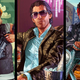 A woman with a rifle, a man in sunglasses and a woman in a leather jacket collected in a GTA Online art collage.